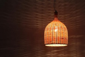 decorative rattan light