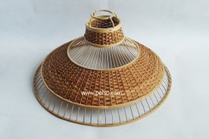 rattan, bamboo lamp shade