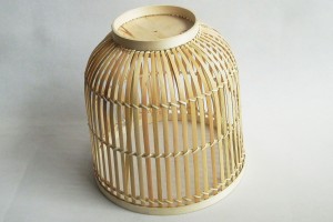 antique bamboo light